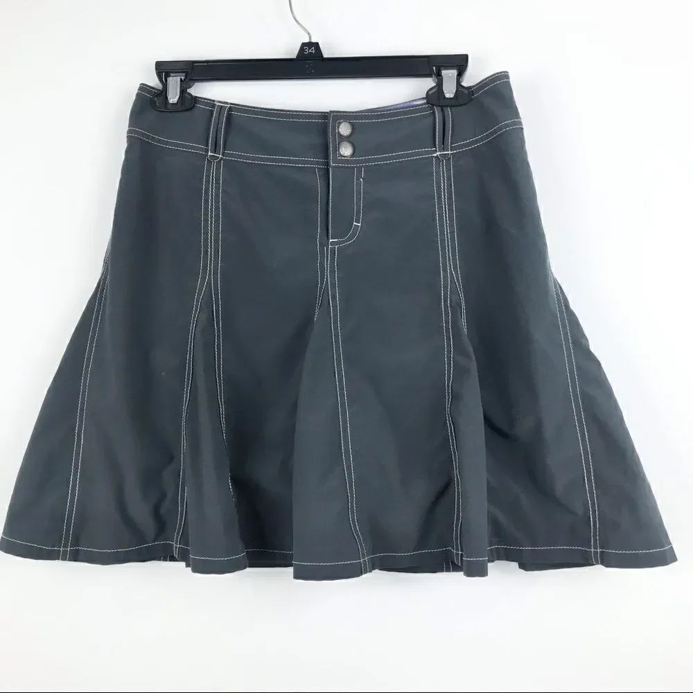 Athleta Gray WHATEVER Flirty Fit and Flare Skort